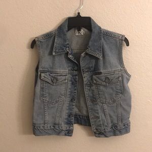 Calvin Klein Tops - Calvin Klein Jeans crop denim vest Calvin Klein Tops - Calvin Klein Jeans crop denim vest